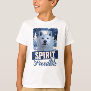 Arctic Wolf Geest van Vrijheid T-shirt