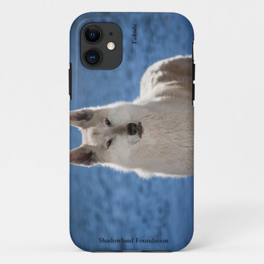 Arctic Wolf iPhone 5 Barely Er is universeel Hoesj Case-Mate iPhone Case (Achterkant)