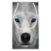 Arctic Wolf Klein Cadeauzakje (Achterkant)