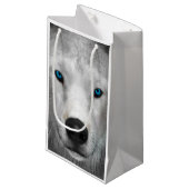 Arctic Wolf Klein Cadeauzakje (Voorkant Gekanteld)