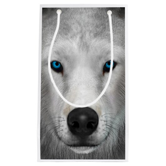 Arctic Wolf Klein Cadeauzakje (Voorkant)