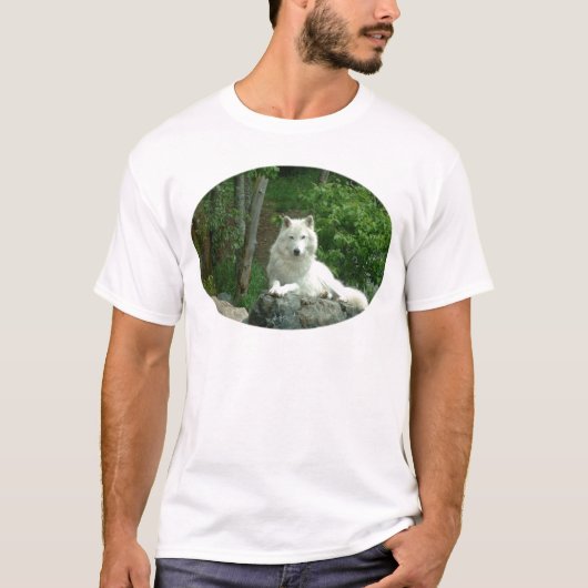 Arctic Wolf Mannen T-Shirt (Voorkant)