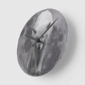 Arctic Wolf Moon  Ronde Klok (Hoek)