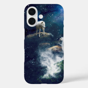 ARCTIC WOLF MOON STRIDER iPhone 16 HOESJE