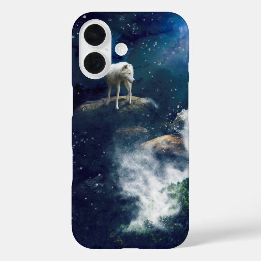 ARCTIC WOLF MOON STRIDER Case-Mate iPhone CASE (Achterkant)