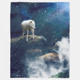 ARCTIC WOLF MOON STRIDER FLEECE DEKEN