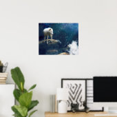 ARCTIC WOLF MOON STRIDER POSTER (Thuiskantoor)