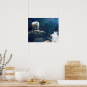 ARCTIC WOLF MOON STRIDER POSTER (Keuken)