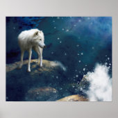 ARCTIC WOLF MOON STRIDER POSTER (Voorkant)