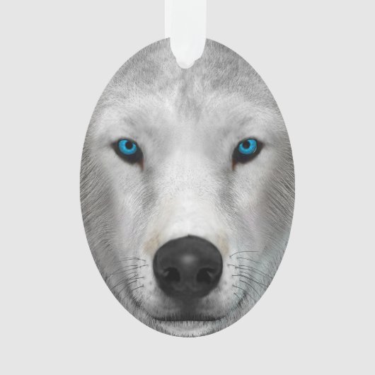 Arctic Wolf Ornament (voorkant)