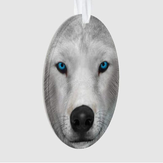 Arctic Wolf Ornament (voorkant)