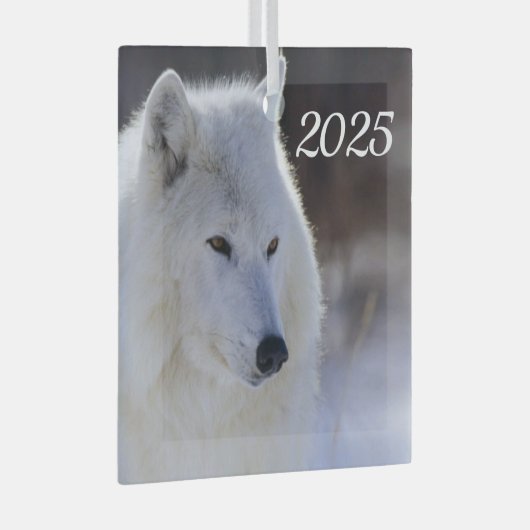 Arctic Wolf Ornament (Voorkant Rechts)
