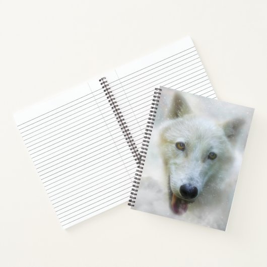 ARCTIC WOLF SNEEUWPIERCER NOTITIEBOEK (Binnen)