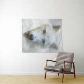 ARCTIC WOLF SNEEUWPIERCER WANDKLEED (In Situ (horizontaal))