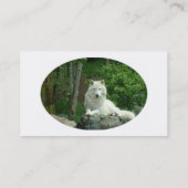 Arctic Wolf Visitekaartje (Achterkant)
