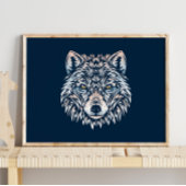 Arctic Wolf | Wolf Winter Wall Print