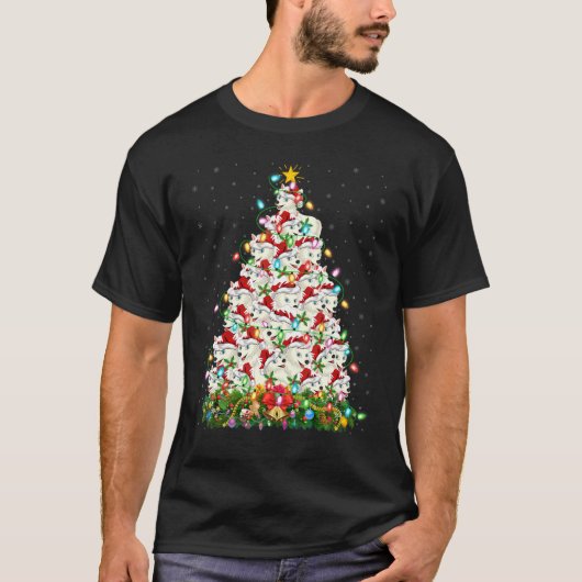 Arctic Wolf Xmas Lichten Arctic Wolf Kerstmis Tr T-shirt (Voorkant)