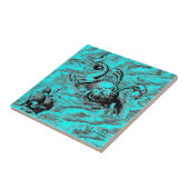 Arctic Zee Monster en Sailing Ship Tegeltje (Zijkant)