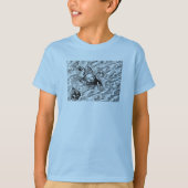 Arctic Zee Monster & Sailing Ship T-shirt (Voorkant)