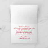 Arctica op Sociale Media late Kerstkaart Feestdagen Kaart (Binnen)