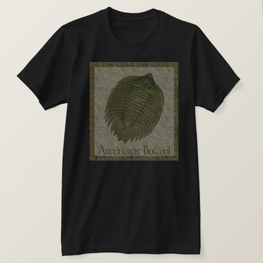 Arctinrus Boltoni Fossil Trilobite T-shirt (Design voorkant)