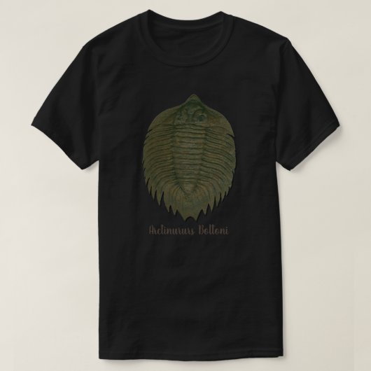 Arctinrus Boltoni Fossil Trilobite T-shirt (Design voorkant)