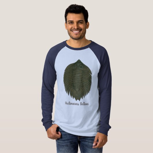 Arctinrus Boltoni Fossil Trilobite T-shirt (Voorkant volledig)