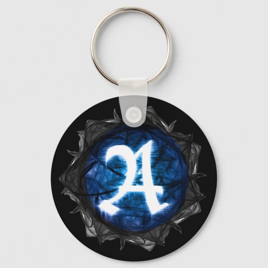 Arctiris Key-chain Blue Sleutelhanger (Voorkant)