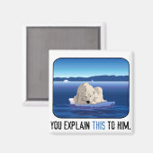 Arctisch Beer Magneet (Voorkant / Achterkant)