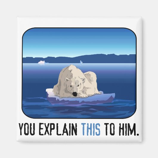 Arctisch Beer Magneet (Voorkant)