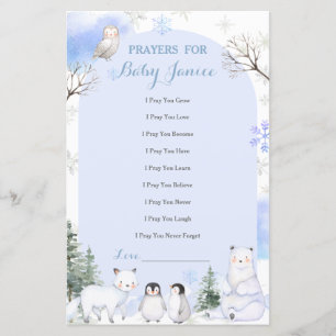 ARCTISCH DIER Sneeuwvlokken Bomen Gebeden voor Bab