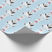 Arctisch dierentransport cadeaupapier (Hoek)