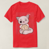 Arctisch gebied met een koolstof in Kawaii voor ki T-shirt (Design voorkant)