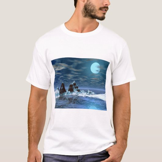 Arctisch gebied Midnight T-shirt (Voorkant)