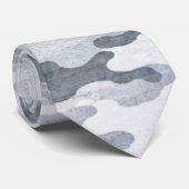 Arctisch Geest Tactisch Camouflagepatroon Stropdas (Opgerold)