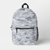 Arctisch Ghost Tactisch Camouflagepatroon Bedrukte Rugzak (Voorkant)