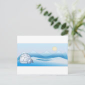 arctisch iglo-Briefkaart Briefkaart (Staand voorkant)