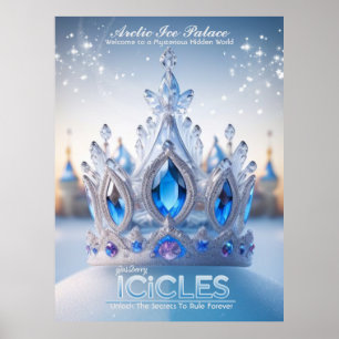 Arctisch IJspaleis/Icicles-Poster Poster