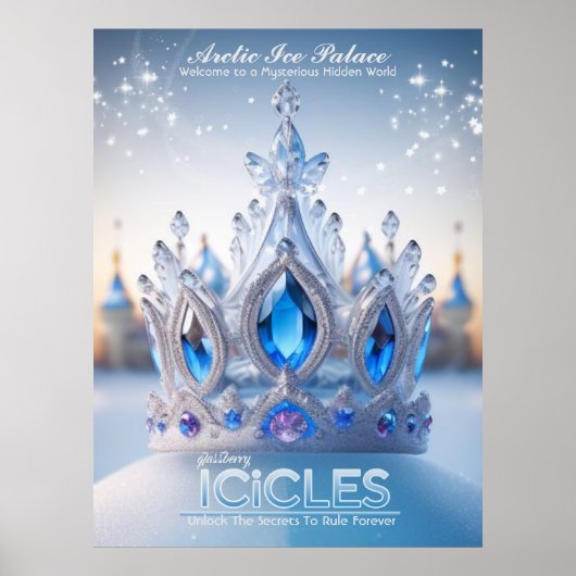 Arctisch Ijspaleis/Kroon/Poster Poster (Voorkant)