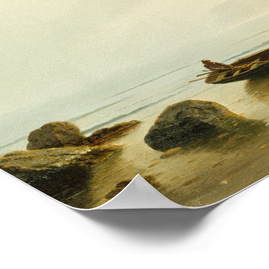  Arctisch kustlandschap Poster (Hoek)