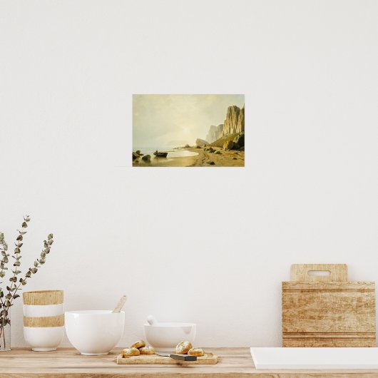  Arctisch kustlandschap Poster (Keuken)