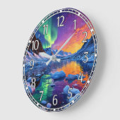 Arctisch landschap grote klok (Hoek)