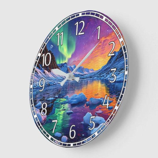 Arctisch landschap grote klok (Hoek)