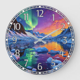 Arctisch landschap grote klok