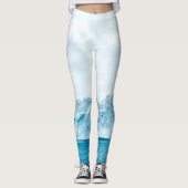 Arctisch landschap IJsberg Groenland Noorwegen Spi Leggings (Voorkant)