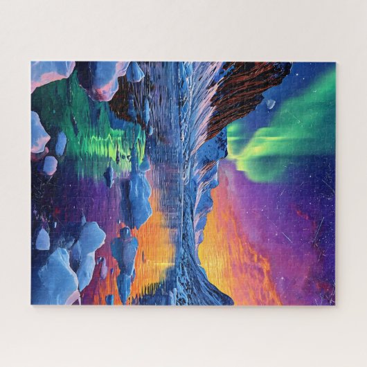 Arctisch landschap legpuzzel (Horizontaal)