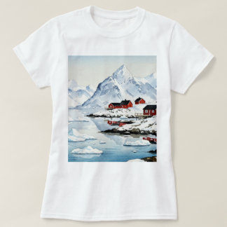 Arctisch landschap t-shirt
