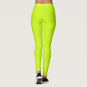 Arctisch limoen (effen kleur) leggings (Achterkant)