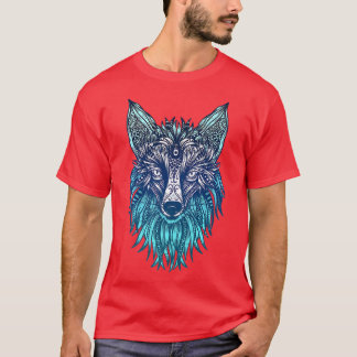 Arctisch Ornament met tribaal gezicht Antarctica T-shirt