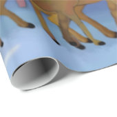 Arctisch rendierpapier voor rioolovervulling cadeaupapier (Rol Hoek)